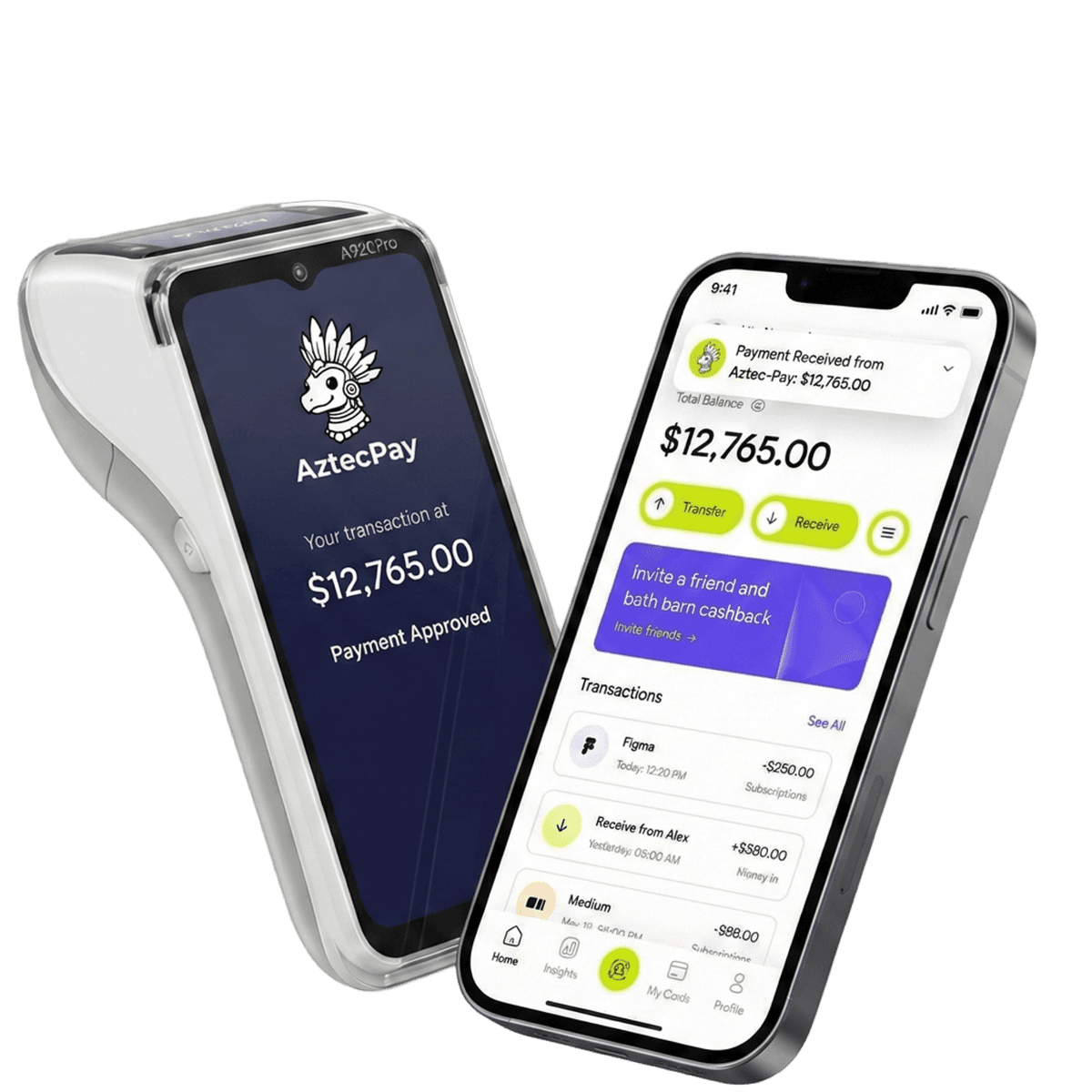 Terminal de pago Aztec